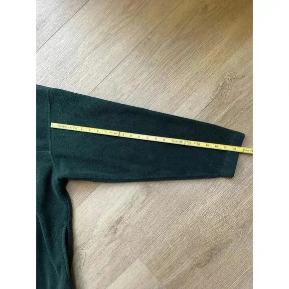 Vintage 90s Tommy Hilfiger Quarter Zip Fleece Pullover Logo Jacket Sz XL FLAW - Picture 10 of 13